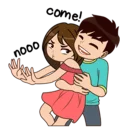 😁 emoji Lovely Navo - Cute, Romantic Sticker pack Telegram sticker 22 of 41