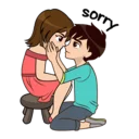 😢 emoji Lovely Navo - Cute, Romantic Sticker pack Telegram sticker 19 of 41