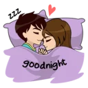 😴 emoji Lovely Navo - Cute, Romantic Sticker pack Telegram sticker 23 of 41