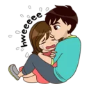 😭 emoji Lovely Navo - Cute, Romantic Sticker pack Telegram sticker 18 of 41