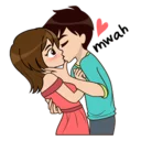 💏 emoji Lovely Navo - Cute, Romantic Sticker pack Telegram sticker 5 of 41