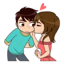 😚 emoji Lovely Navo - Cute, Romantic Sticker pack Telegram sticker 21 of 41