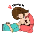 💏 emoji Lovely Navo - Cute, Romantic Sticker pack Telegram sticker 6 of 41