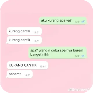 Sticker from Kiara istri jeno