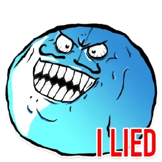 😜 emoji Rage Faces Telegram sticker 21 of 30