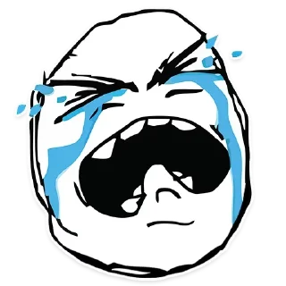 😳 emoji Rage Faces Telegram sticker 10 of 30