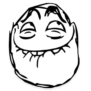 😨 emoji Rage Faces Telegram sticker 8 of 30