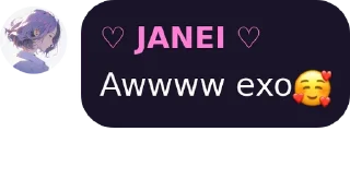 Sticker from ♡ JANEI ♡'s sticker pack (@YaeMiko_Roxbot)