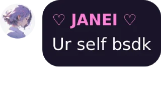 Sticker from ♡ JANEI ♡'s sticker pack (@YaeMiko_Roxbot)