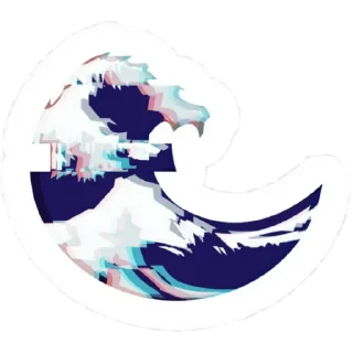 🌊 emoji aesthetic Telegram sticker 9 of 21