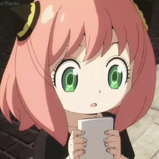 😨 emoji Anya Forger Video [@KawaiiStickersHere] Telegram sticker 17 of 50