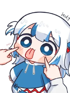 Sticker from Gura和宝宝的奇奇怪怪