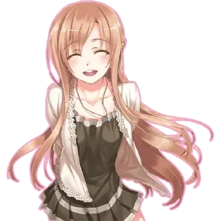 😄 emoji Sword Art Online Telegram sticker 22 of 68