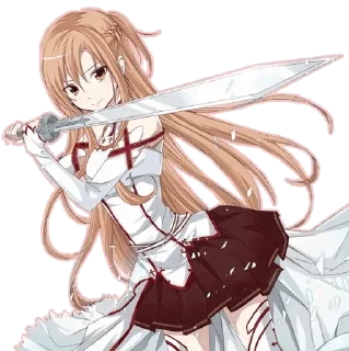 🙂 emoji Sword Art Online Telegram sticker 23 of 68