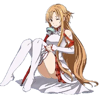 😉 emoji Sword Art Online Telegram sticker 17 of 68