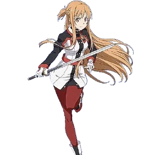 😏 emoji Sword Art Online Telegram sticker 15 of 68