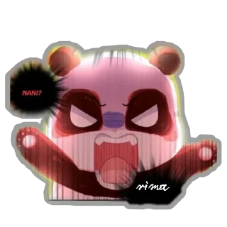 🐼 emoji Panda absurd rima @ryiimm Telegram sticker 9 of 22