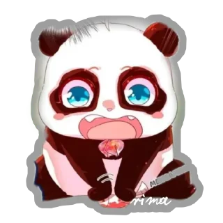 🐼 emoji Panda absurd rima @ryiimm Telegram sticker 13 of 22