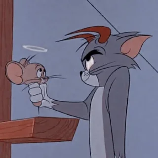 Sticker from Tom and Jerry