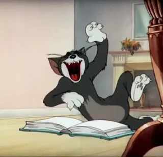 Sticker from Tom and Jerry