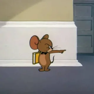 🐭 emoji Tom and Jerry Telegram sticker 5 of 16