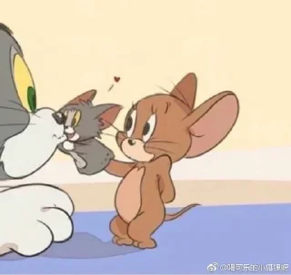 ❤️ emoji Tom and Jerry Telegram sticker 10 of 16