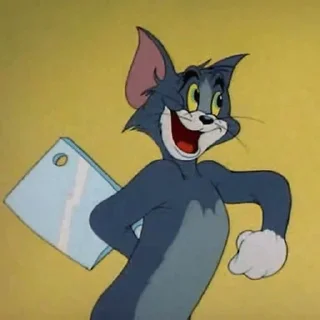 Sticker from Tom and Jerry