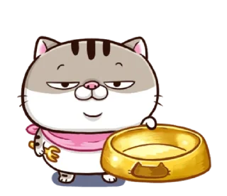 Sticker from fat cat Ami 2 (EN) @bistic