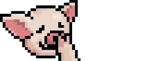 Sticker from LIHKG Pig (still pixel art stickers)