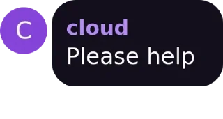 😭 emoji Cloud Telegram sticker 16 of 116