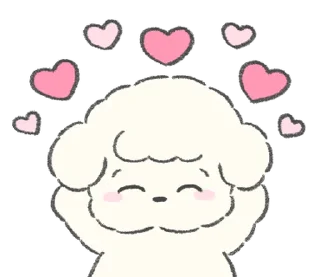 🐩 emoji ₍ ⲙ᧐ᥴ᧐ ⲙ᧐ᥴ᧐ ρ᧐᧐ɗᥣᥱ ₎ ˚₊· ♡ @mewsticks Telegram sticker 4 of 40