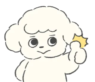 🐩 emoji ₍ ⲙ᧐ᥴ᧐ ⲙ᧐ᥴ᧐ ρ᧐᧐ɗᥣᥱ ₎ ˚₊· ♡ @mewsticks Telegram sticker 3 of 40