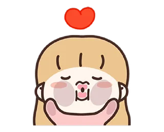 ⭐ emoji I LOVE U (Girlfriend) IDN @deazzle Telegram sticker 12 of 24