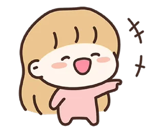 ⭐ emoji I LOVE U (Girlfriend) IDN @deazzle Telegram sticker 24 of 24