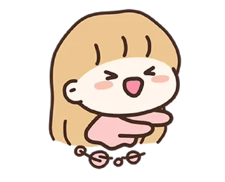 ⭐ emoji I LOVE U (Girlfriend) IDN @deazzle Telegram sticker 18 of 24