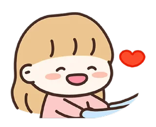 ⭐ emoji I LOVE U (Girlfriend) IDN @deazzle Telegram sticker 17 of 24