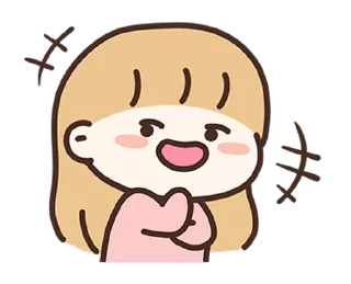 ⭐ emoji I LOVE U (Girlfriend) IDN @deazzle Telegram sticker 16 of 24