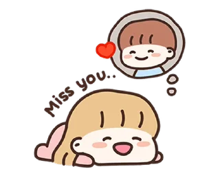 ⭐ emoji I LOVE U (Girlfriend) IDN @deazzle Telegram sticker 10 of 24