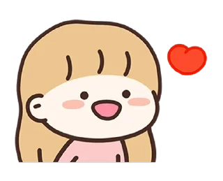 ⭐ emoji I LOVE U (Girlfriend) IDN @deazzle Telegram sticker 13 of 24