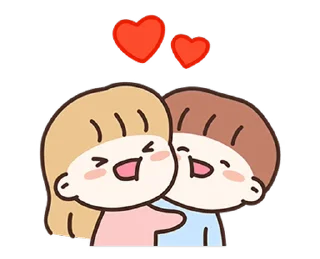 ⭐ emoji I LOVE U (Girlfriend) IDN @deazzle Telegram sticker 22 of 24