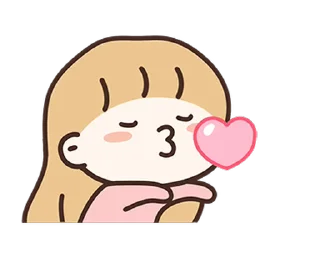 Sticker from I LOVE U (Girlfriend) IDN @deazzle
