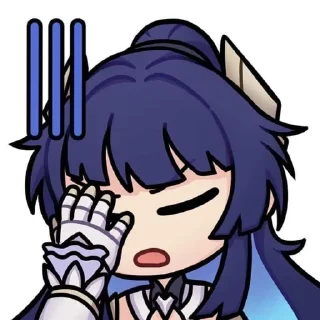 🤔 emoji H I R A U K Is haruka pack 1 Telegram sticker 12 of 120