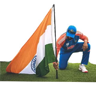 Sticker from T20 wc 2024 ll - @CricCollections