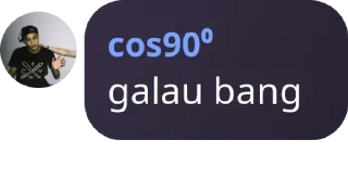 Sticker from persatuan jamet galau
