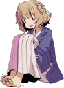 😟 emoji 久我山八重 Telegram sticker 1 of 44
