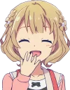 🤗 emoji 久我山八重 Telegram sticker 16 of 44