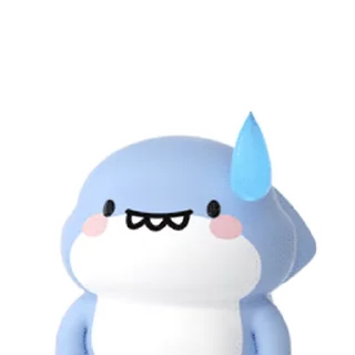 ⭐ emoji 肥肥鲨2 @Stickers_AChansp Telegram sticker 8 of 40