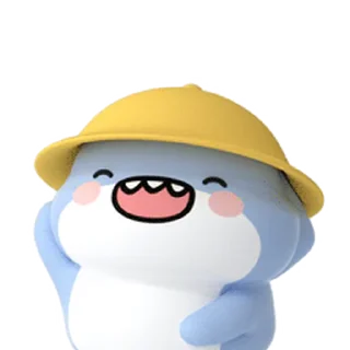 ⭐ emoji 肥肥鲨2 @Stickers_AChansp Telegram sticker 22 of 40
