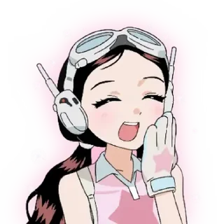 🤭 emoji NewJeans Illustration kakao Emoticon🌟 @NJZSTICKE Telegram sticker 6 of 24