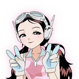 ✌ emoji NewJeans Illustration kakao Emoticon🌟 @NJZSTICKE Telegram sticker 15 of 24